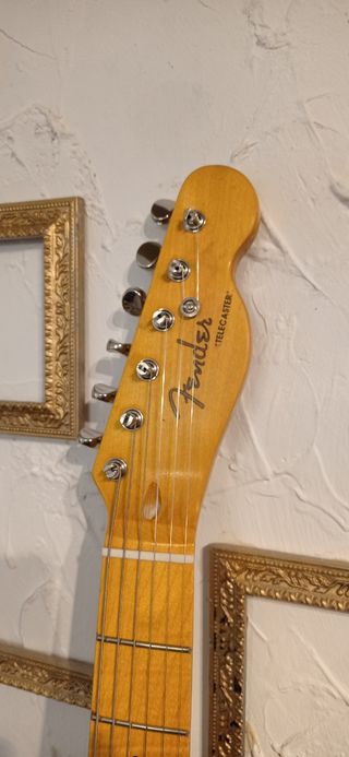 Telecaster blonde craquelada