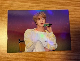 BTS JIN SOWOOZOO POSTCARD HOLOGRÁFICA 
