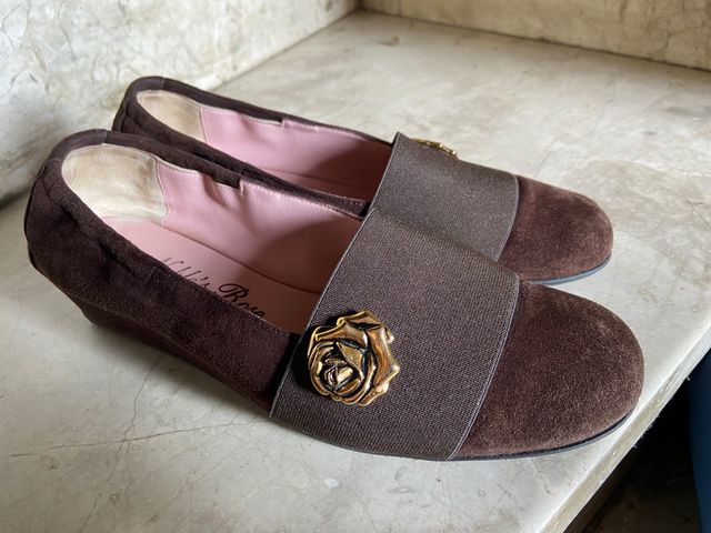 Scarpe Noble's Rose in camoscio
