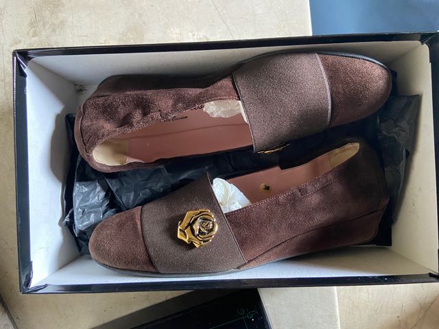 Scarpe Noble's Rose in camoscio