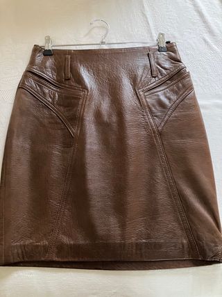 Faldas de piel. Talla 44. Oferta 