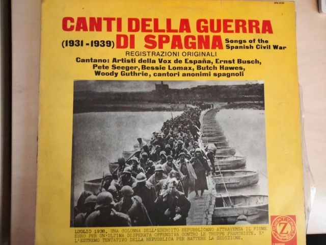 Disco Canti Della Guerra Di Spagna