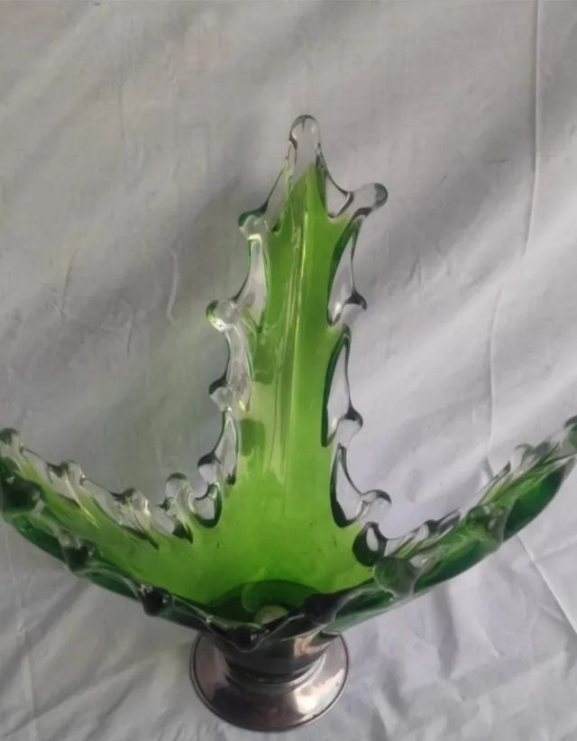 Spettacolare centrotavola in vetro di Murano