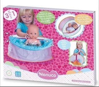 Nenuco + cuna/bañera/bolso