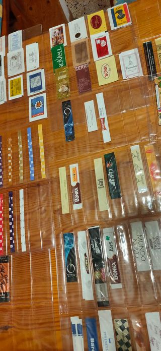 Collezione di bustine di zucchero