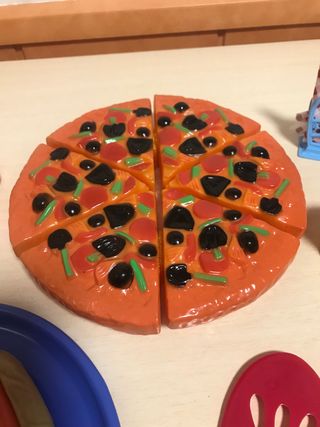Pizza juego de comida lote