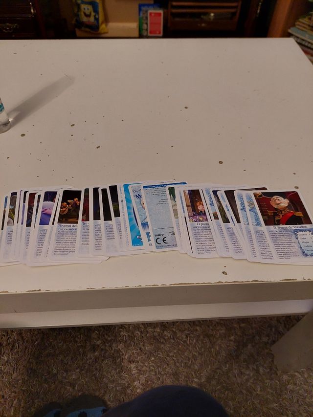 Juego de cartas frozen