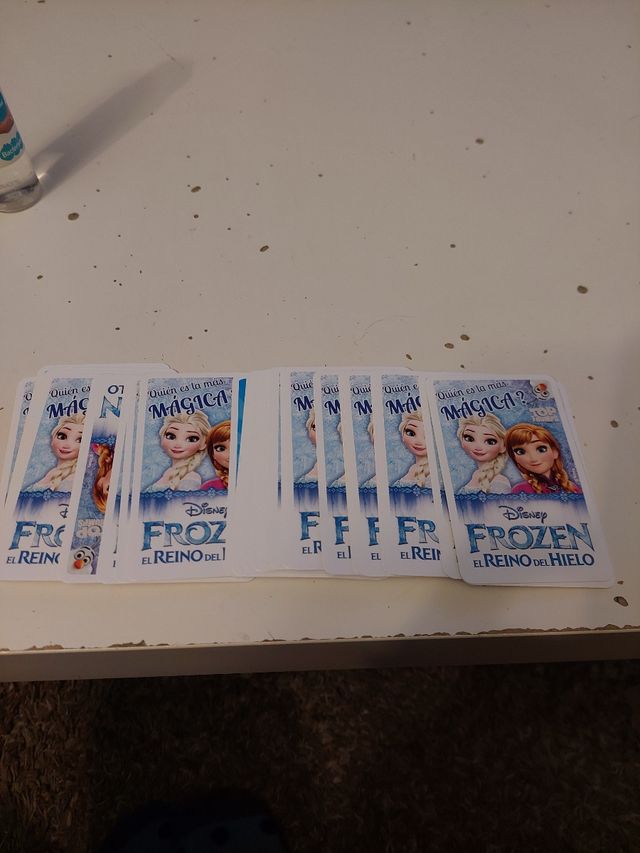 Juego de cartas frozen