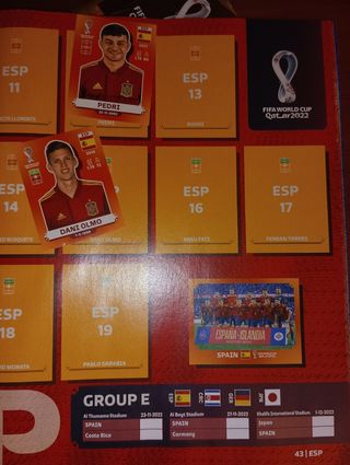 LOTE ALBUM MUNDIAL QATAR 2022 CROMOS PANINI