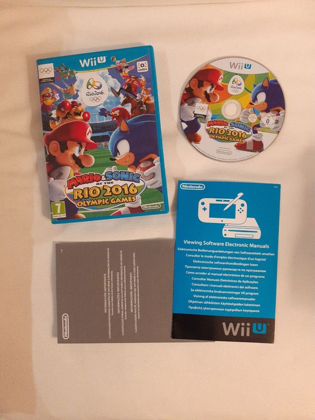 Juego Wii U Mario Sonic Juegos olímpicos Rio