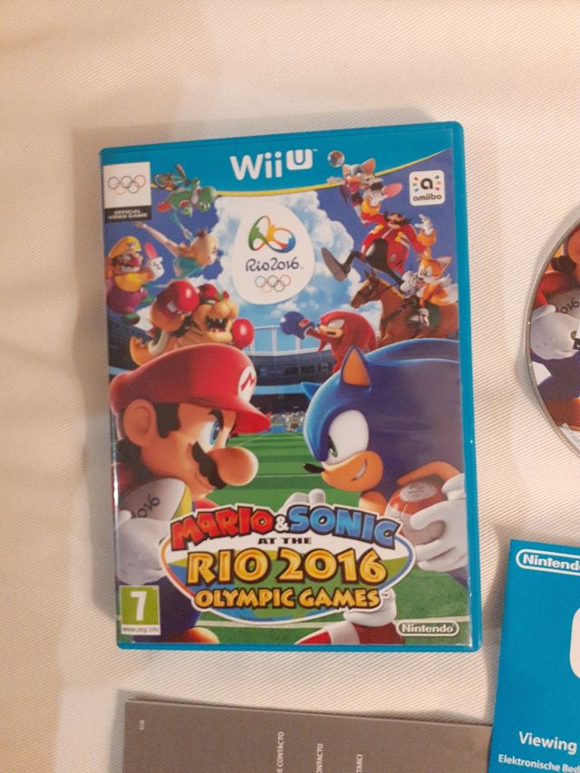 Juego Wii U Mario Sonic Juegos olímpicos Rio