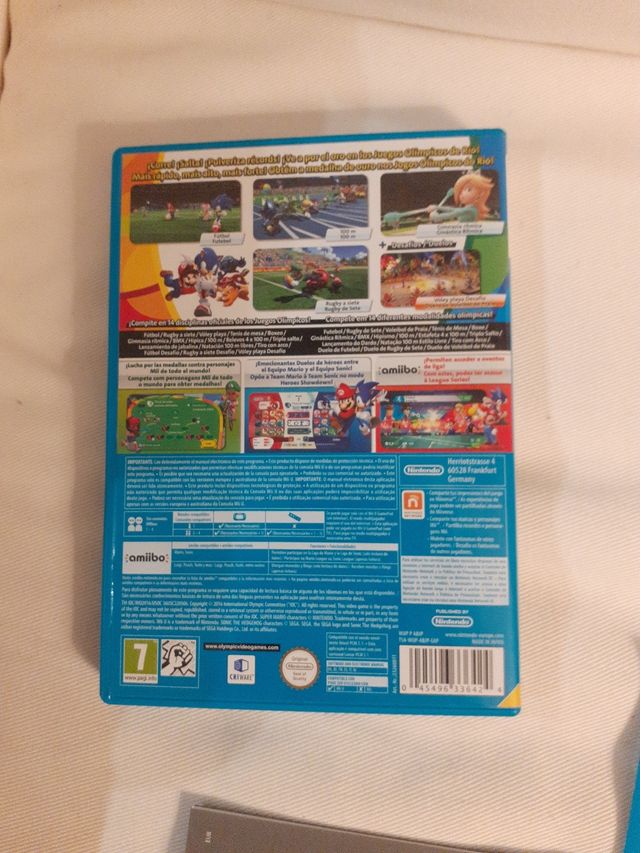 Juego Wii U Mario Sonic Juegos olímpicos Rio