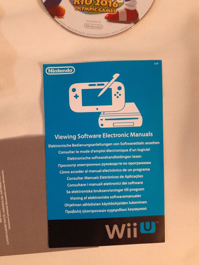 Juego Wii U Mario Sonic Juegos olímpicos Rio