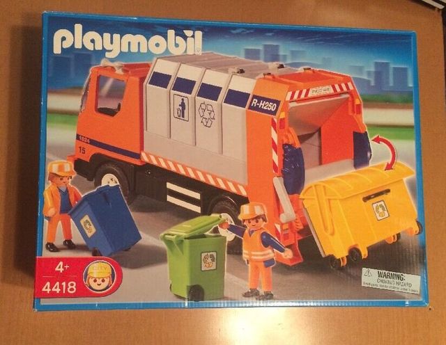 PLAYMOBIL 4418 CAMIÓN RECICLAJE DE BASURA