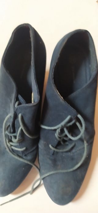 ZAPATOS CUÑAS AZUL