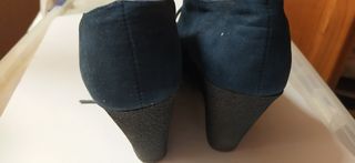 ZAPATOS CUÑAS AZUL