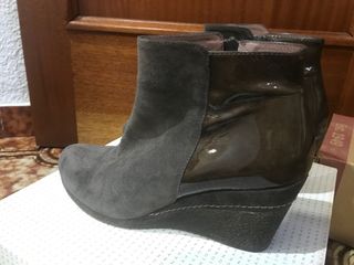 Botines chica con cuña