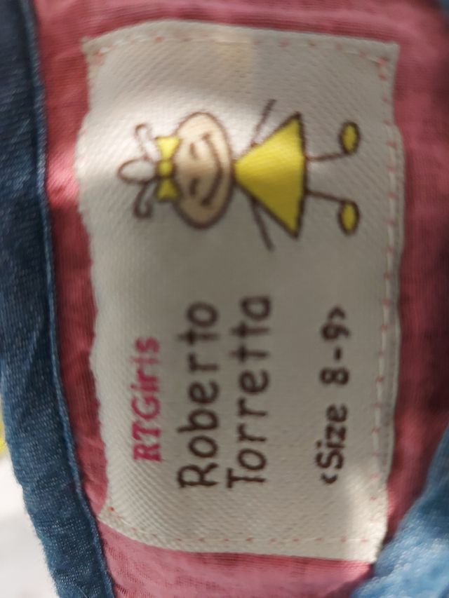 Vestido de Roberto Torreta talla 8-9 años.