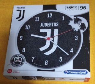 JUVE:Orologio puzzle da parete