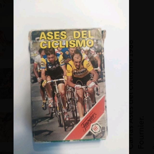 Cartas Ases del ciclismo 1988 Fournier.