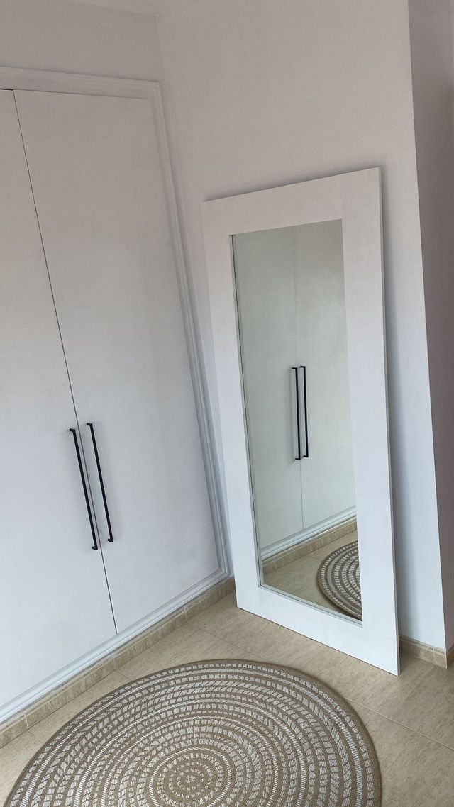 Grande specchio bianco (stile nordico) (nuovo)