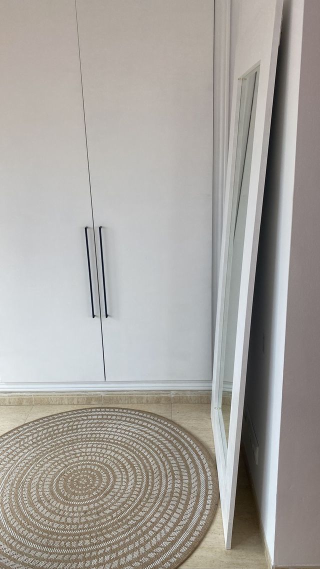 Grande specchio bianco (stile nordico) (nuovo)