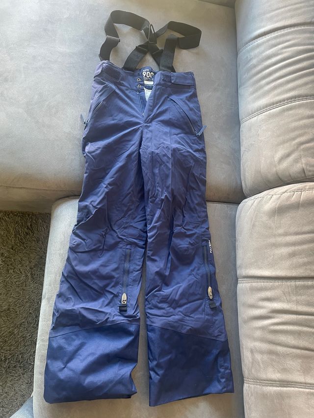Pantalón azul ski alta gama talla 12. Nuevo