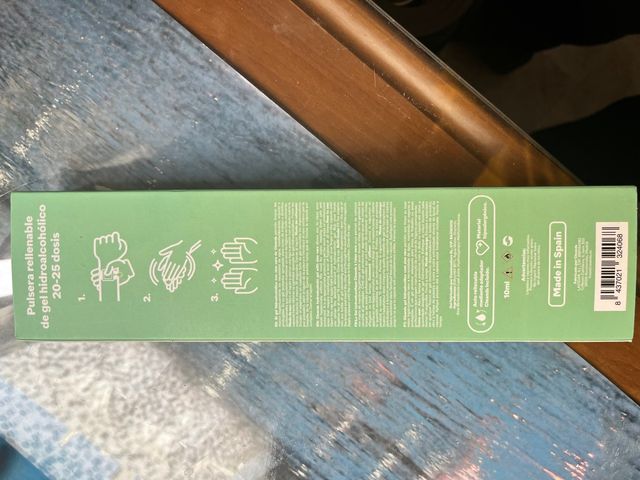 Pulsera de gel hidroalcoholico CLEANDS