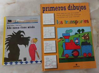Lote infantil educativo: 3 libros,1 juego.