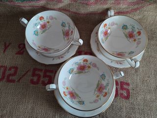 Porcelana Inglesa Aynsley | Cuencos de Sopa