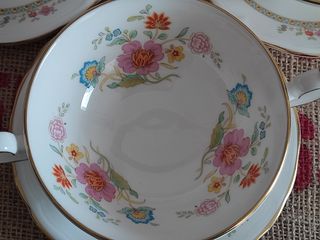 Porcelana Inglesa Aynsley | Cuencos de Sopa