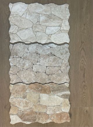 imitación de piedra en pared 30X50 Mate