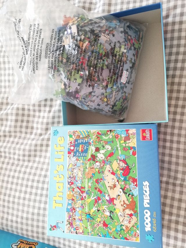 Puzzle fútbol 1000 piezas 68x48cm