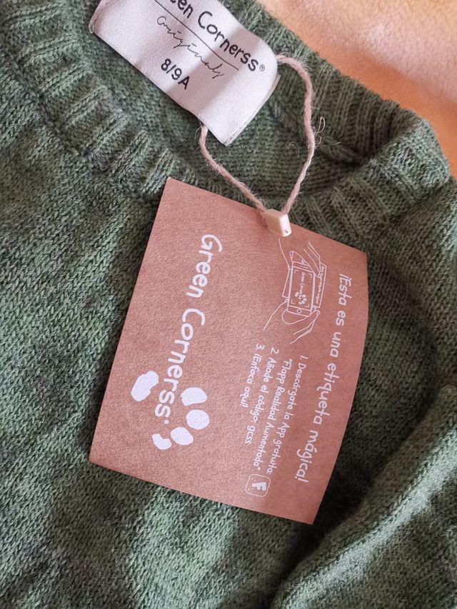 Jersey infantil de punto de greencornerss nuevo