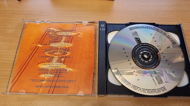 CD doble  Led Zeppelin Remasters