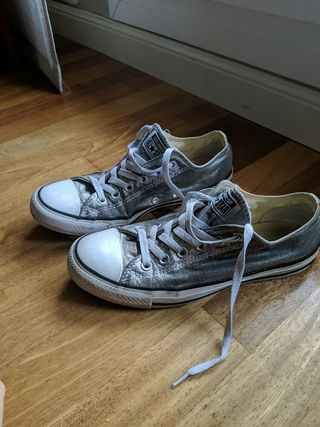 Zapatillas Converse Gris plateado 