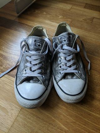 Zapatillas Converse Gris plateado 
