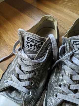 Zapatillas Converse Gris plateado 