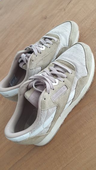 Bambas Reebok color Beige