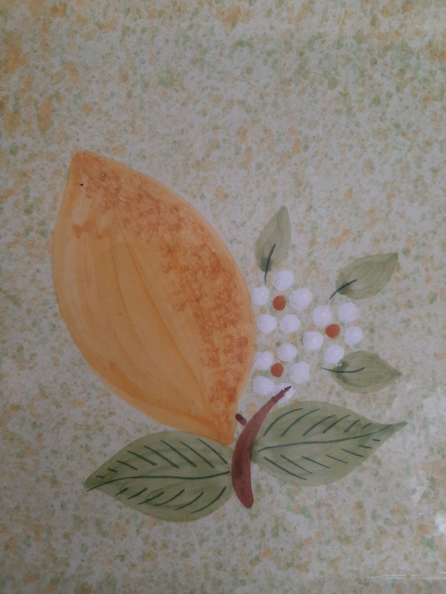 Plato pintado a mano Sóller