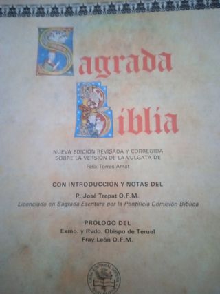 Sagrada biblia