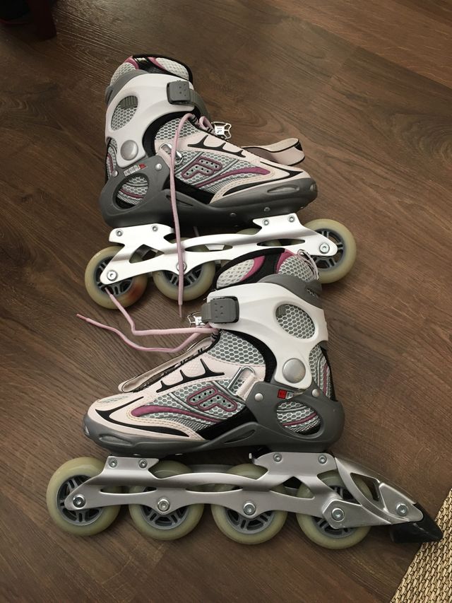 Patines de línea con funda