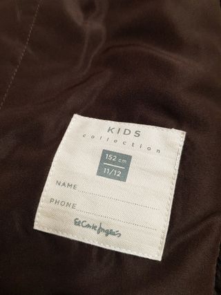 Abrigo niña peluche