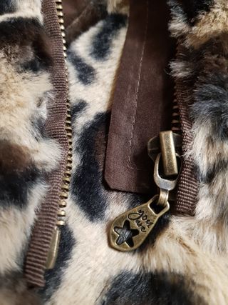 Abrigo niña peluche