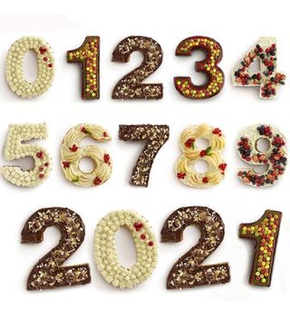 Plantillas/Moldes de números para tartas