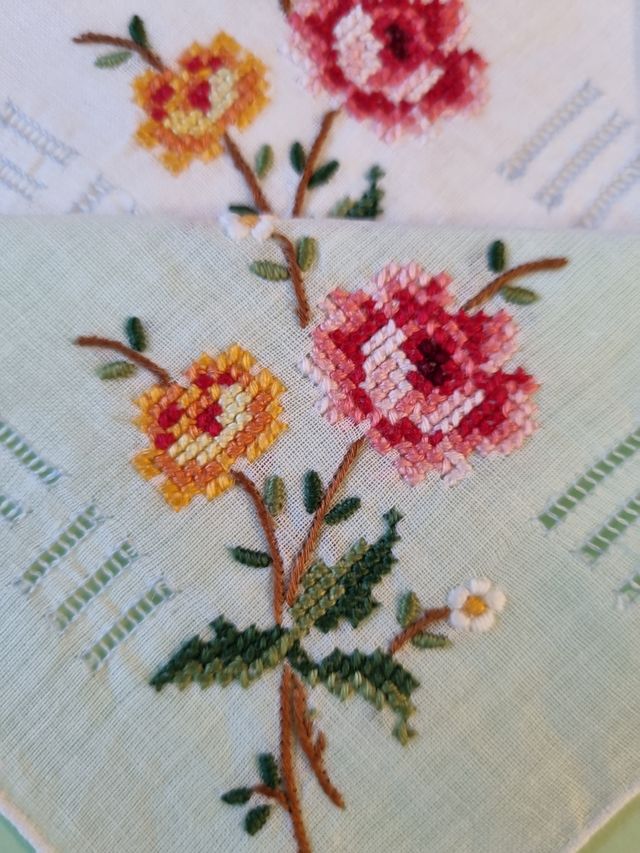 pañuelos de señora bordado.