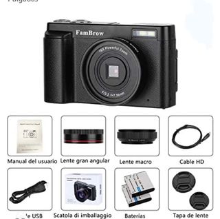 Camara Fotos Full HD 1080P Gran Angular