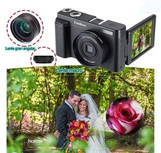 Camara Fotos Full HD 1080P Gran Angular