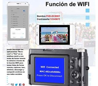 Camara Fotos Full HD 1080P Gran Angular