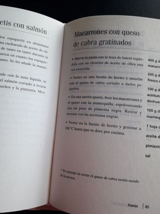 Libro  cocina ¡Que aproveche!